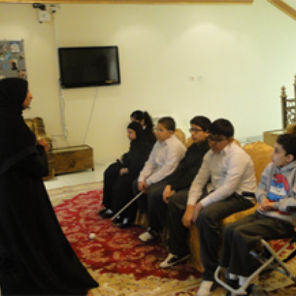 مركز قطر للمكفوفين يستقبل معهد النور مركز قطر للمكفوفين يستقبل معهد النور